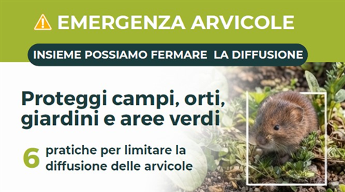 Emergenza arvicole - trasmissione linee guida