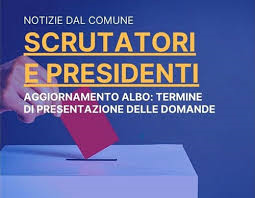 Albo PRESIDENTI e SCRUTATORI di seggio elettorale