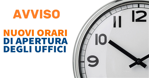 Orario uffici comunali